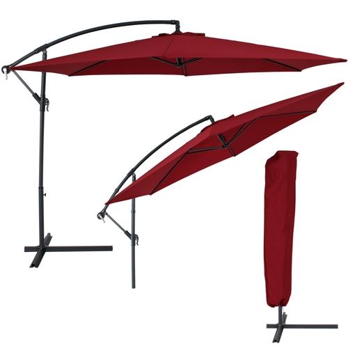 Parasol déporté en MÉTAL avec housse de protection