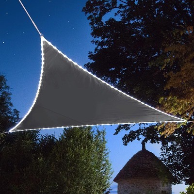 Voile dombrage led solaire