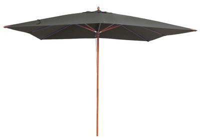 Parasol gris en bois 300x400 cm Rangoon