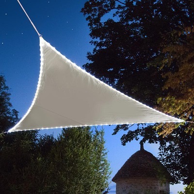Voile dombrage led solaire