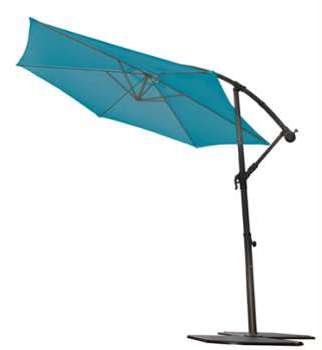 Parasol Déporté Super King 3 m Bleu Pétrole Parasol Déporté Super King