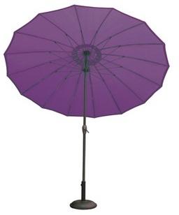 Parasol rond Orfeas - Diam. 2,70 m - Aubergine