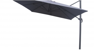 Parasol déporté 3x4m Cesare - Gris