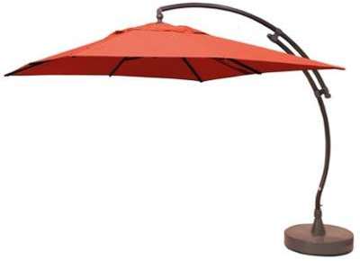 Parasol déporté 320 Carre Olefin Terracotta
