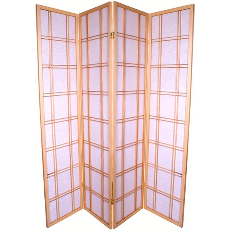 Paravent shoji japonais en bois moderne