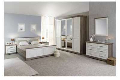 Chambre à coucher complète design rustique coloris Chambre à coucher complète