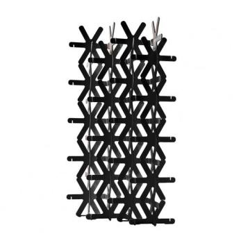 Yuki - Paravent (36 modules) - anthracite/matière