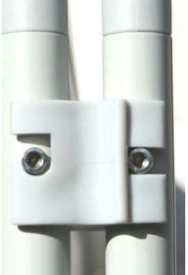 Lot de 2 Clips de connexion pour paravent Gris - D