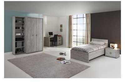 Chambre à coucher complète pour enfant ado coloris Chambre à coucher complète