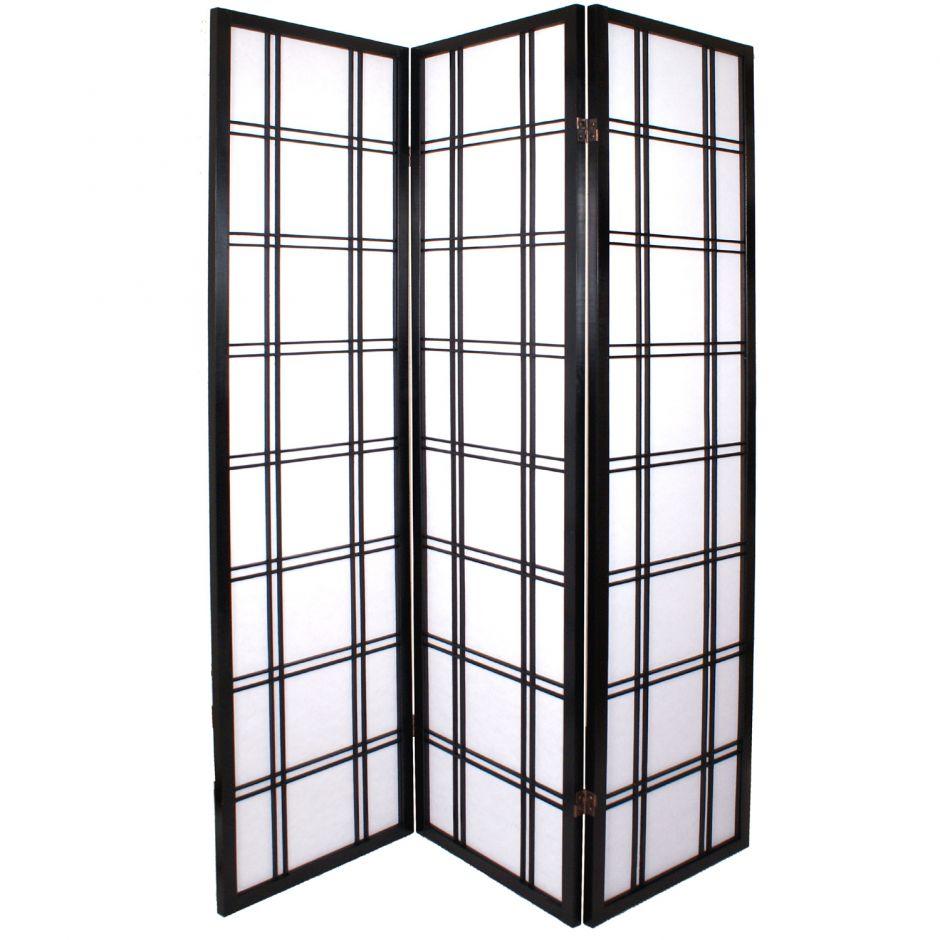 Paravent shoji japonais en bois moderne