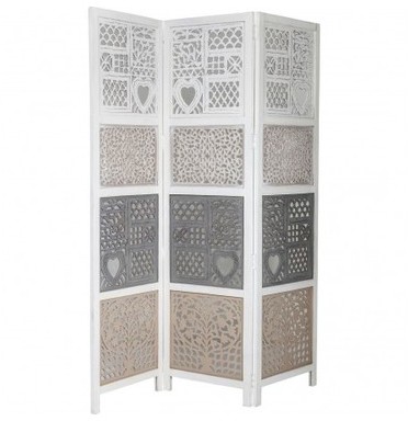 Paravent design en bois manguier laqué Kelsey 183