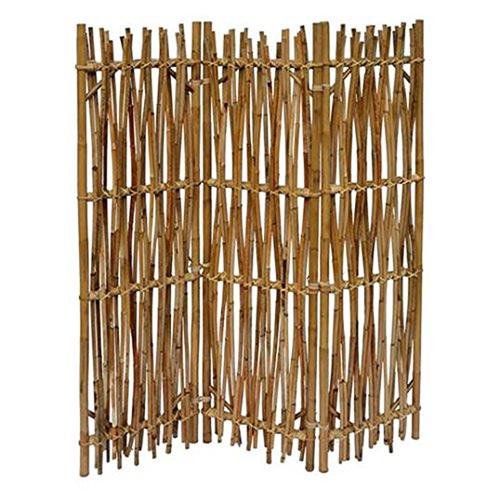 Paravent Sumatra naturel de 3 pans