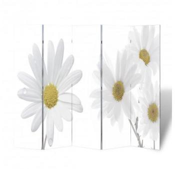 VidaXL Paravent 200 x 180 fleurs