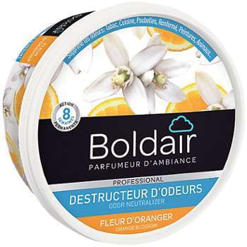 Destructeur d odeurs Boldair Fleur d orange - 300 g Destructeur d odeurs Boldair