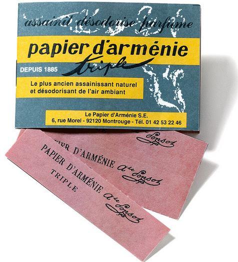 PAPIER DARMENIE Papier darménie triple, 12 feuil
