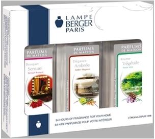 Coffret Triopack de 3 parfums pour lampe Berger 3