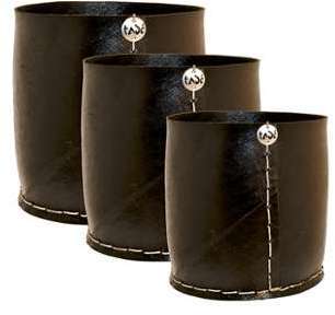 Cache pot droit en pneu Grand Modèle 30 cm Lot de
