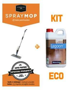 Pack Entretien Parquet: Spray Mop + Lagoon 2.5L -