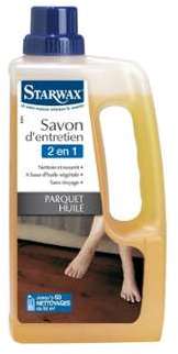 Savon d entretien parquet huilé 2 en 1 Starwax - Bidon Savon d entretien parquet