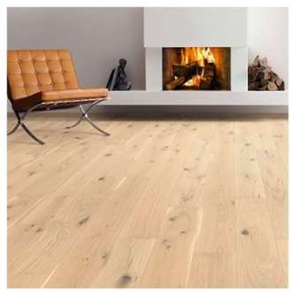 Parquet chêne blanc clair universal brossé planche Parquet chêne blanc clair