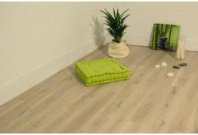 Parquet à coller en chêne massif naturel rustique