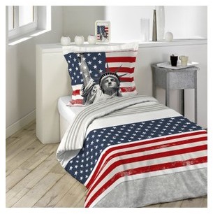 Parure de lit imprimée New York Stars
