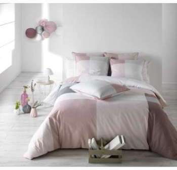 Parure Housse de Couette LUNA 100 Coton 57fils cm Parure Housse de Couette LUNA
