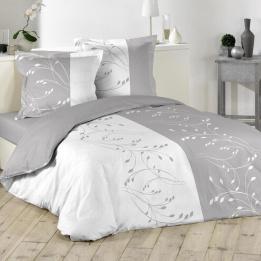 Housse de couette et deux taies (240 cm) Prestigia Housse de couette et deux