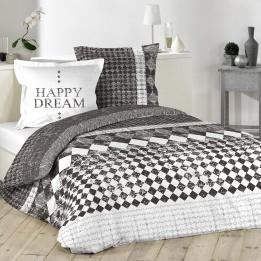 Housse de couette et deux taies (240 cm) Happy dre