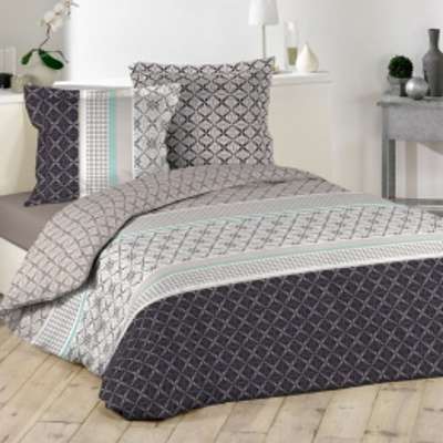 Housse de couette et deux taies (260 cm) Stelli
