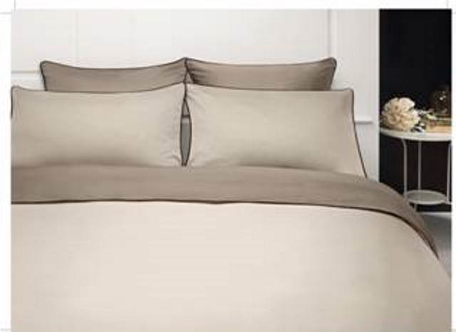 Salomé Prestige Parure housse de couette passepoil