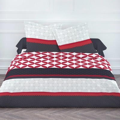 Parure de lit Alize 140 x 200 cm coton 57 fils
