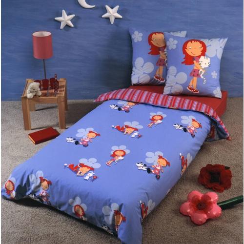 Parure housse de couette FLANELLE 100% coton - Cha