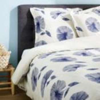 TEX HOME Parure BLEUET Housse de couette 2 taies d TEX HOME Parure BLEUET Housse
