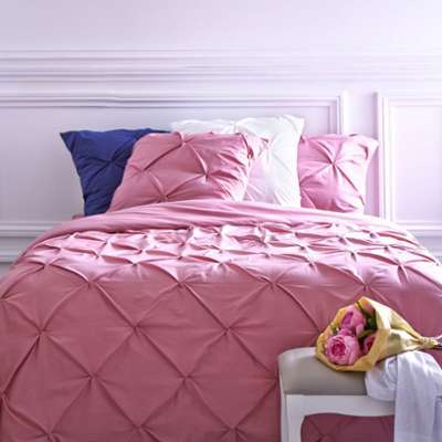 Parure housse de couette polycoton FLORINE Couleur