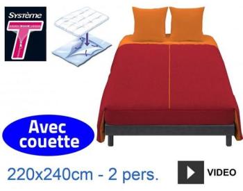 Kit Système T - Couchage avec couette - 2 pers. -
