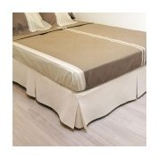 Cache-Sommier 160 x 200 cm - Taupe