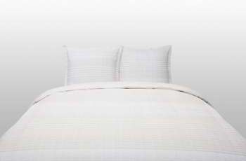 TEX HOME Parure SEERSUCKER housse de couette 2 taies TEX HOME Parure SEERSUCKER