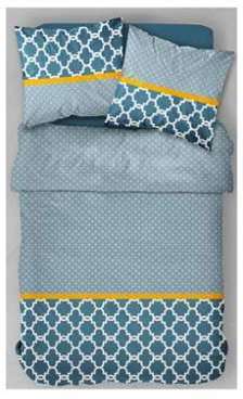 Parure de lit prusse 240x220 - Today Parure de lit prusse 240x220