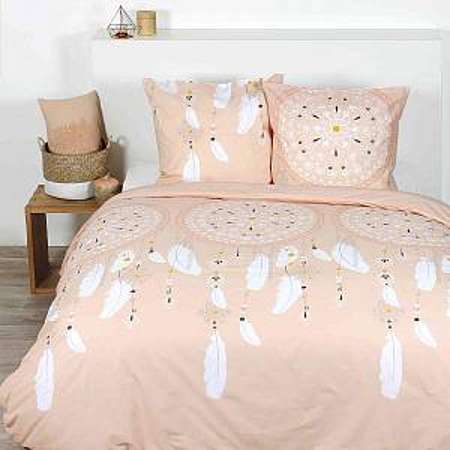 C/ôt/é D/éco Parure de lit Enfant autokid 100/% Coton 140x200 cm 1 taie doreiller 63x63 cm