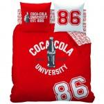 Housse de couette Coca Cola 1886 et deux taies