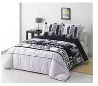 Parure housse de couette polycoton BUILDING Couleu