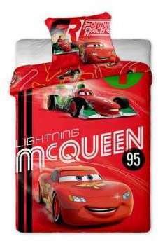 Disney Cars Housse de couette 140x200 + taie dore