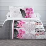 Housse de couette Rester Zen et 2 taies 220 x 240