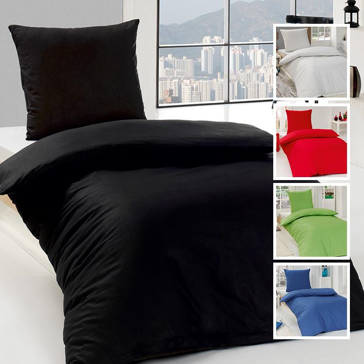Parure de lit unie pour 1 personne