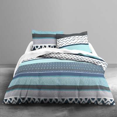 Parure de lit zippée Agpa 240 x 220 cm coton 57 fi