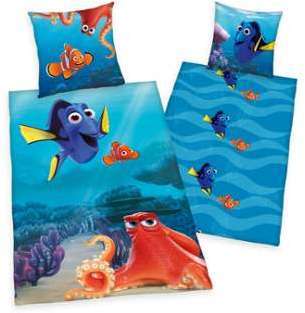 Parure de lit 2 pces Disney Le monde de Dory Herding Parure de lit 2 pces Disney