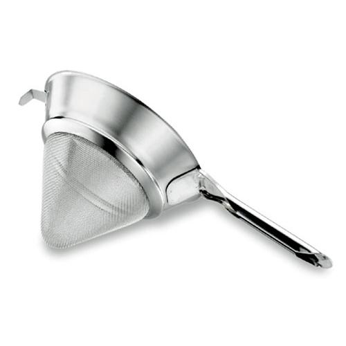 Passoire chinois étamine 24 cm inox avec supports et Passoire chinois étamine 24