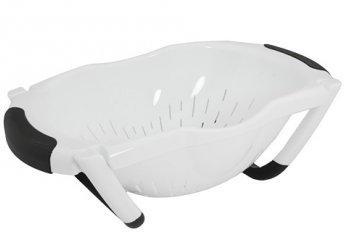 Passoire extensible pour évier blanche - Oxo Good Grips Passoire extensible pour évier