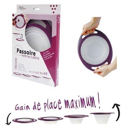 Passoire rétractable en silicone 18cm